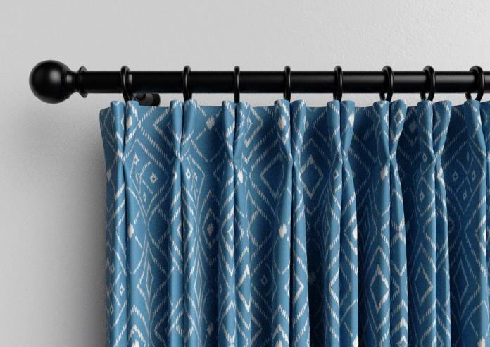 Newquay, Cerulean - Made to Measure Curtain - Image 10